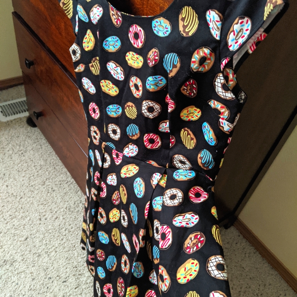 COPY - Ixia Donut dress from Modcloth RARE worn once size small 50s pinup rocka…